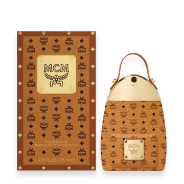 MCM Eau de Parfum bottle with sleek and minimalist design