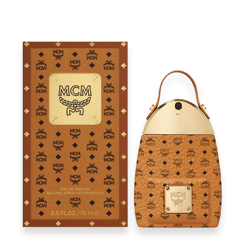 MCM Eau de Parfum Unisex Fragrance » Scott Beauty Shop MCM Eau de Parfum bottle with sleek and minimalist design