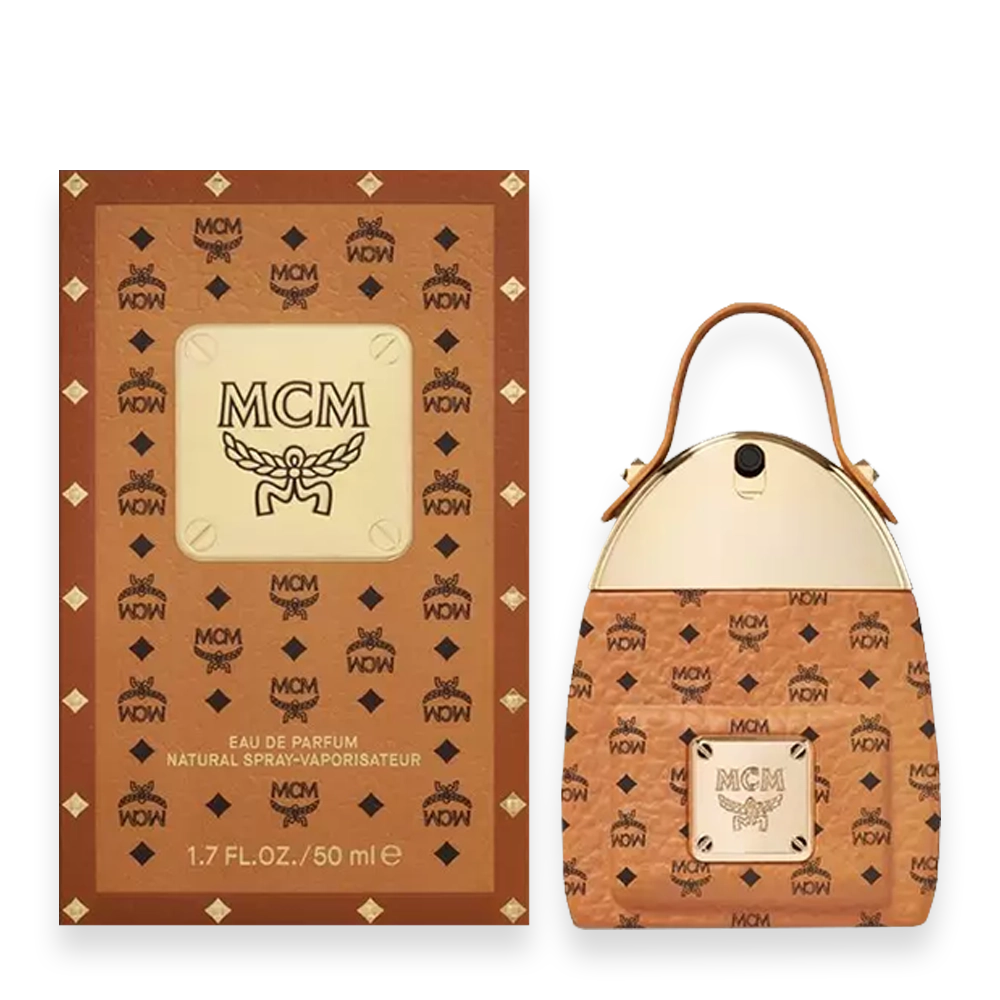 MCM Eau de Parfum Unisex Fragrance » Scott Beauty Shop MCM Eau de Parfum bottle with sleek and minimalist design