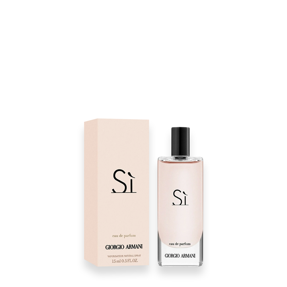 Armani Sì Purse Spray – Elegant Travel Size Women’s Perfume » Scott Beauty Shop Armani Sì purse spray travel size perfume bottle with black cap