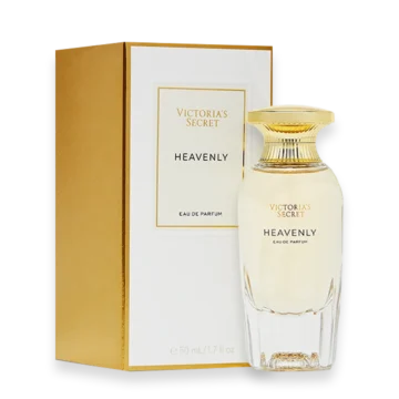 Victoria's Secret Heavenly Eau de Parfum 1.7 oz bottle with white floral and vanilla fragrance