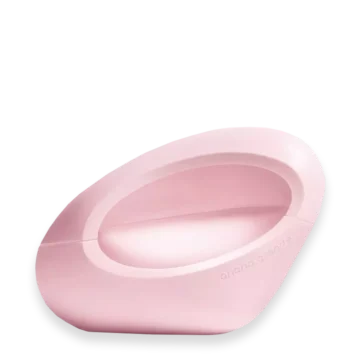 Ariana Grande Mod Blush pink cylindrical perfume bottle with metallic base