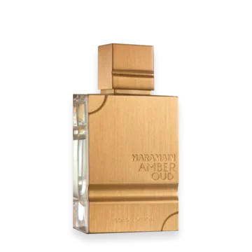 Amber Oud Gold Edition by Al Haramain Perfumes gold luxury fragrance bottle
