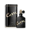 Curve Black cologne bottle by Liz Claiborne with dark curved glass design