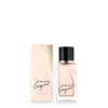 Michael Kors Gorgeous perfume bottle beside its pink box with black cap, on a dark background.