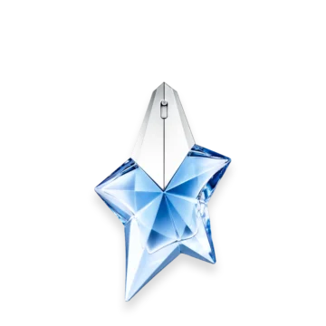Angel by Mugler star-shaped blue perfume bottle for women