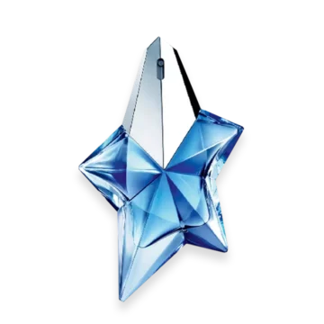 Angel by Mugler star-shaped blue perfume bottle for women