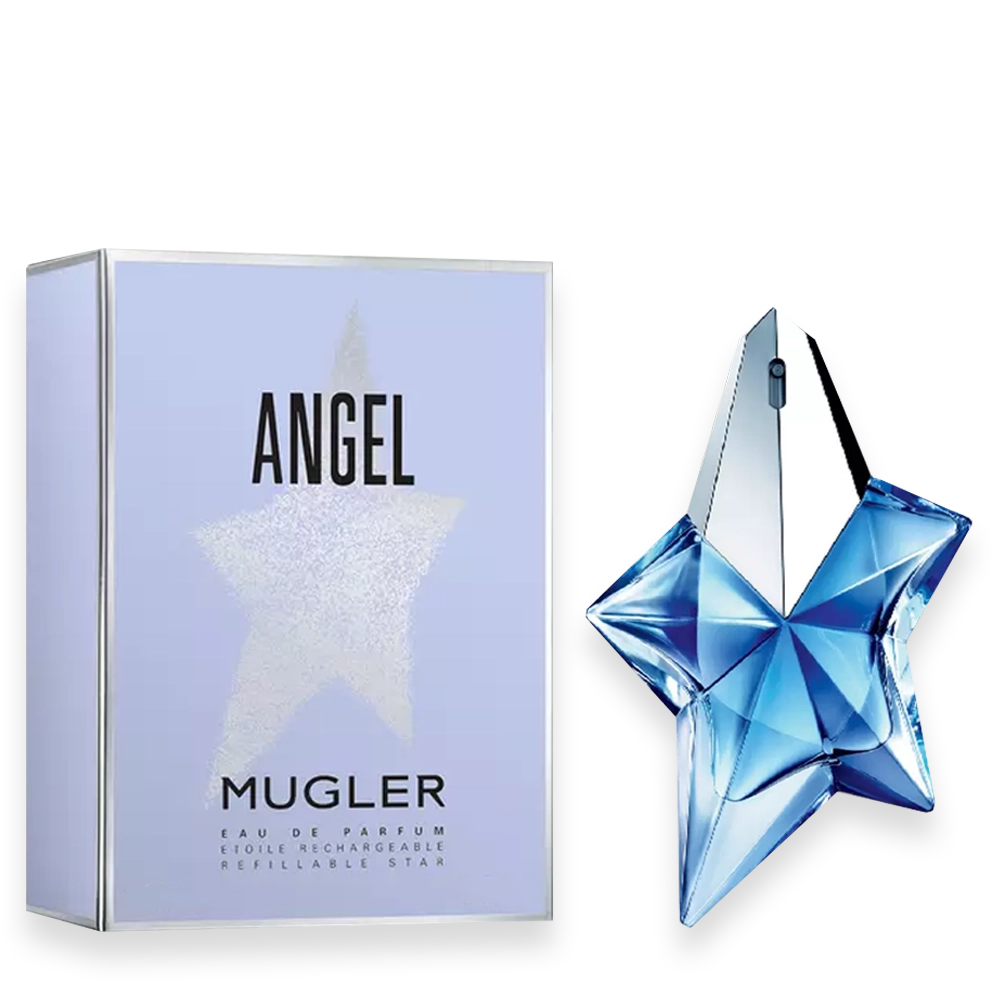 Angel by Mugler – Iconic Gourmand Women’s Perfume » Scott Beauty Shop Angel by Mugler star-shaped blue perfume bottle for women