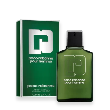 Paco Rabanne Pour Homme Eau de Toilette green bottle classic men’s fragrance