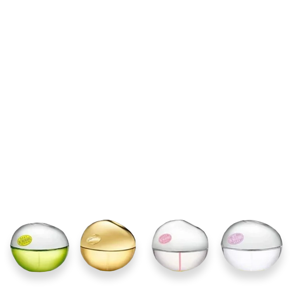 DKNY Be Delicious 4-Piece Miniature Eau de Parfum Set » Scott Beauty Shop DKNY Be Delicious 4-Piece Miniature Eau de Parfum Set with four 0.24 oz. bottles