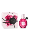 Flowerbomb Ruby Orchid perfume bottle with deep red faceted design and gold accents