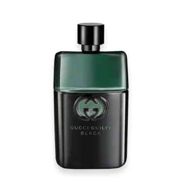 Bottle of Gucci Guilty Black Pour Homme perfume for men