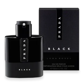 Prada Luna Rossa Black perfume bottle bold masculine fragrance for men