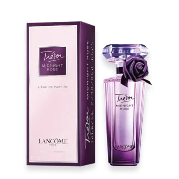Trésor Midnight Rose by Lancôme with raspberry, rose, and soft musk creating a youthful, romantic, and playful feminine fragrance
