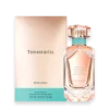 Tiffany & Co. Rose Gold Eau de Parfum with sparkling citrus, delicate rose, and warm musk creating a radiant, feminine luxury scent