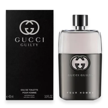 Bottle of Gucci Guilty Pour Homme perfume for men