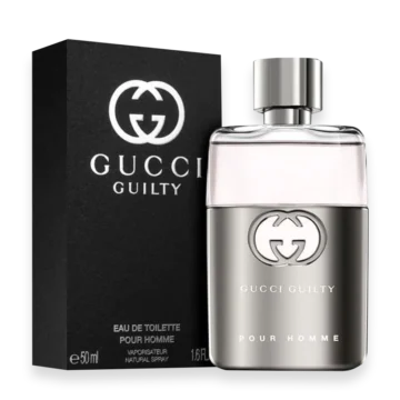 Bottle of Gucci Guilty Pour Homme perfume for men