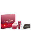 Coach Wild Rose 4-piece gift set with 3 oz spray, 3.3 oz lotion, mini spray, and pouch