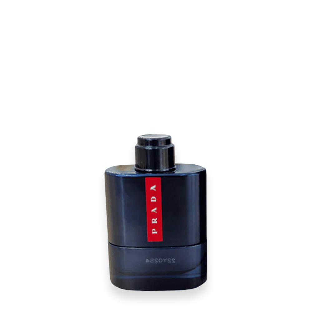Prada Luna Rossa Ocean EDP Miniature » Scott Beauty Shop Prada Luna Rossa Ocean Eau de Parfum miniature bottle and box