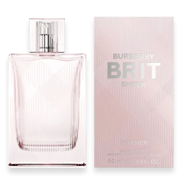 Burberry Brit Sheer Eau de Toilette | Fresh Floral Women’s Fragrance » Scott Beauty Shop Burberry Brit Sheer Eau de Toilette women’s perfume bottle by Burberry