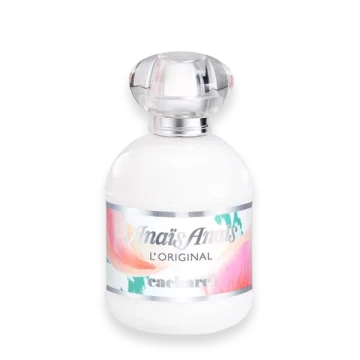 Anaïs Anaïs L’Original by Cacharel white floral perfume bottle with delicate design