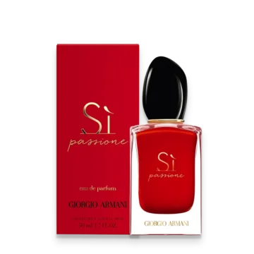 Sì Passione Eau de Parfum red bottle women’s fragrance by Giorgio Armani