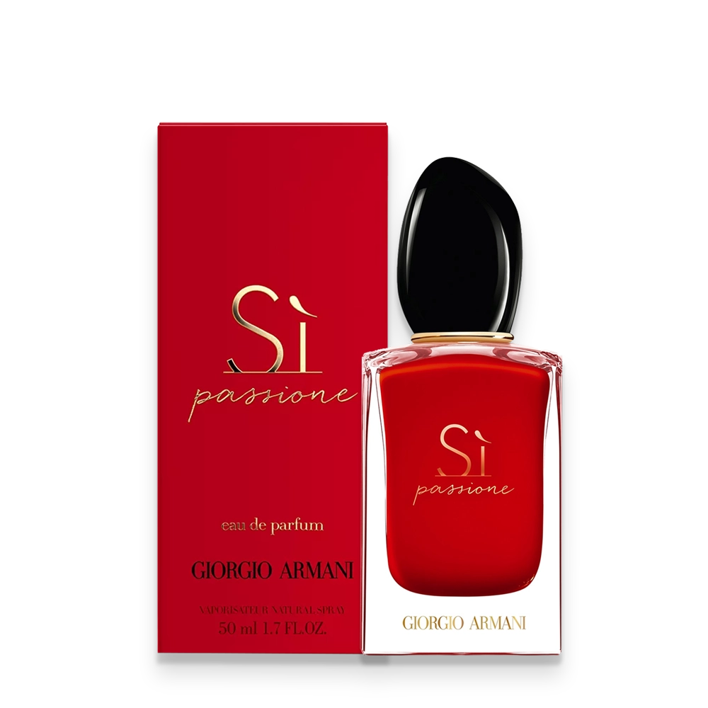 Sì Passione Eau de Parfum | Bold & Feminine Women’s Fragrance » Scott Beauty Shop Sì Passione Eau de Parfum red bottle women’s fragrance by Giorgio Armani