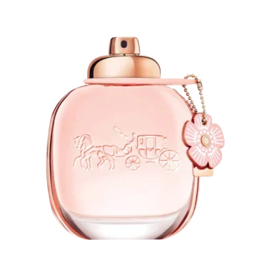Bottle of New York Floral perfume featuring a feminine floral-inspired design with a modern city aesthetic