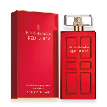 Red Door by Elizabeth Arden perfume bottle classic floral fragrance for women