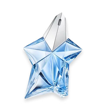 Angel by Mugler star-shaped blue perfume bottle for women