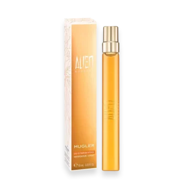 Alien Goddess Intense Purse Spray by Thierry Mugler with floral amber notes in a compact bottle