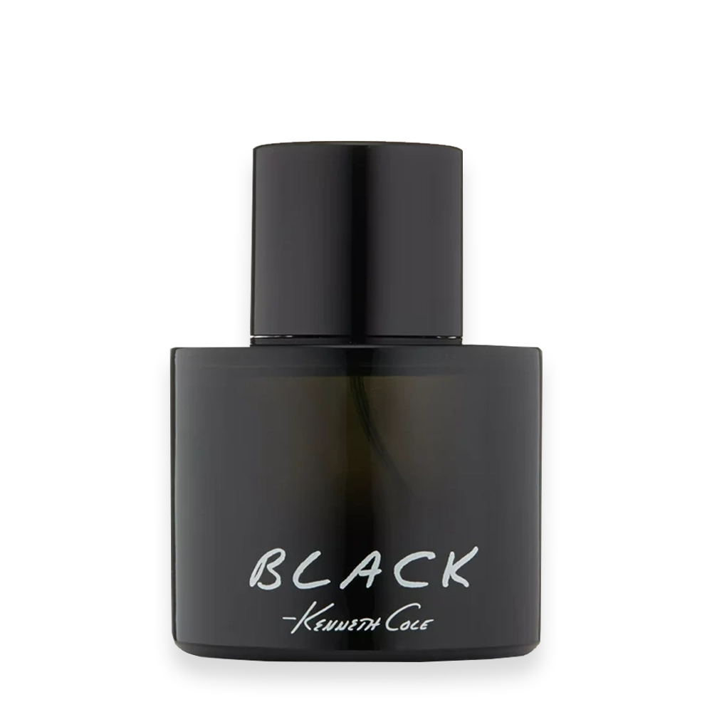 Kenneth Cole Black for Men Fragrance Bottle » Scott Beauty Shop Kenneth Cole Black for Men fragrance bottle with sleek black rectangular design