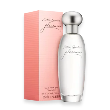 Pleasures by Estée Lauder perfume bottle fresh floral fragrance for women