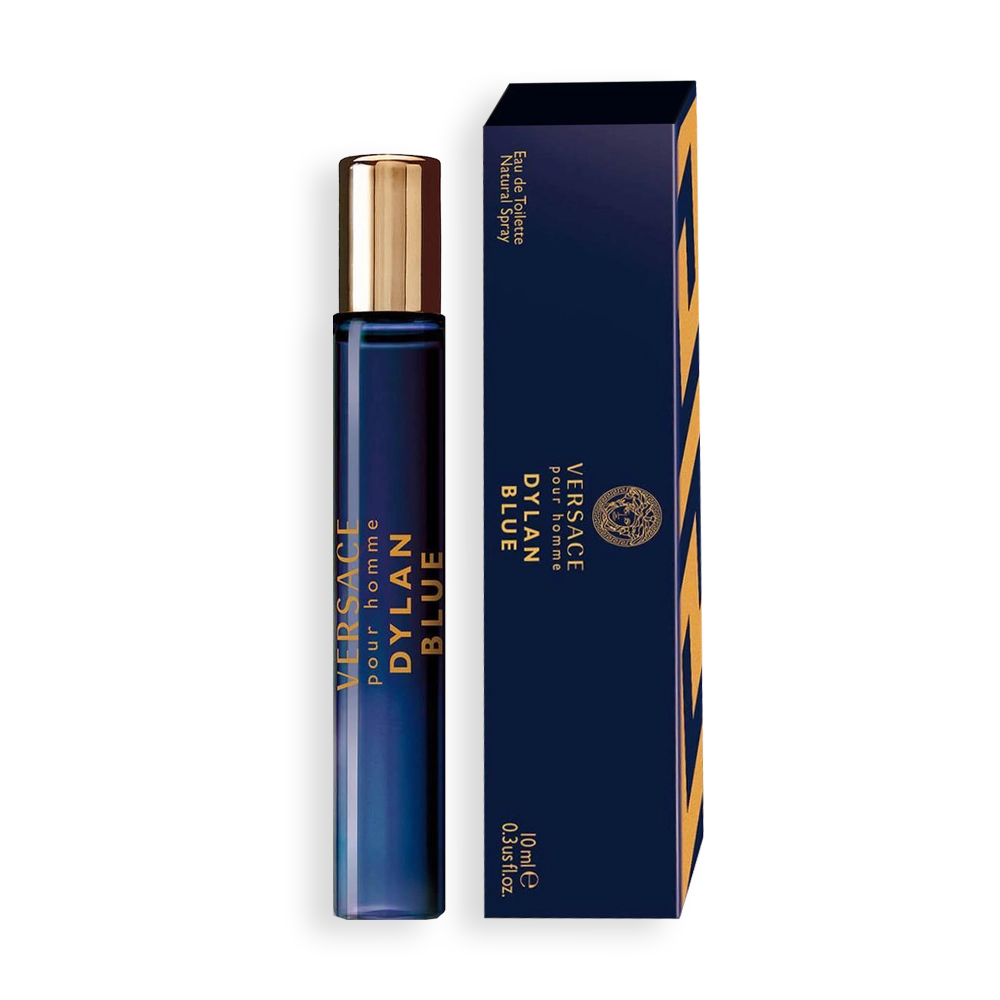 Versace Dylan Blue Pour Homme Travel Spray Eau de Toilette » Scott Beauty Shop Versace Dylan Blue Pour Homme Eau de Toilette 0.3 oz travel spray