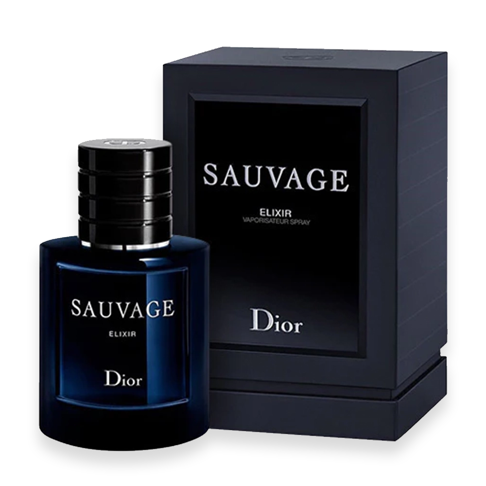 Sauvage Elixir » Scott Beauty Shop Dior Sauvage Elixir 2 oz perfume bottle and box