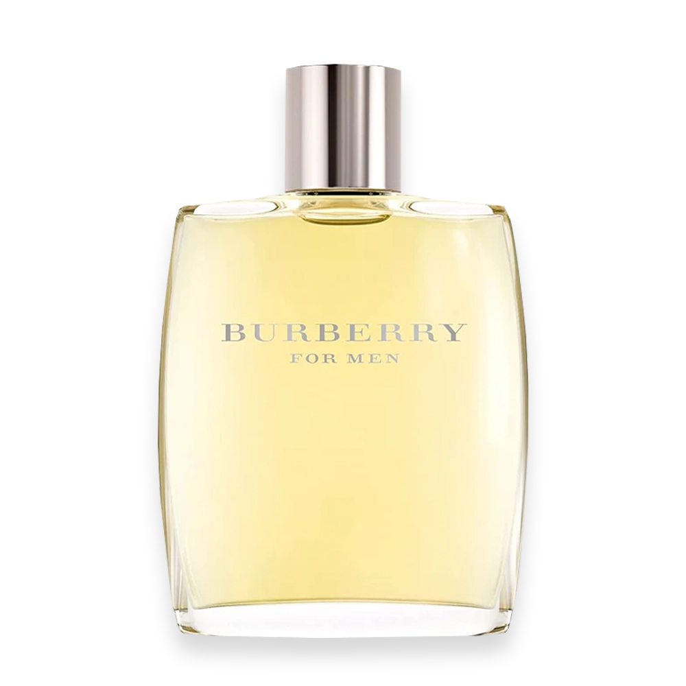 Burberry for Men – Classic Fresh Woody Aromatic Cologne » Scott Beauty Shop Burberry for Men men’s cologne bottle with dark brown cap and clear glass
