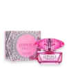 Versace Bright Crystal Absolu perfume bottle with pink fragrance and crystal cap