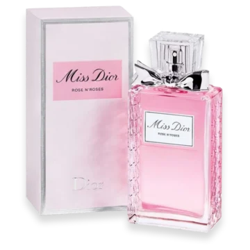 Miss Dior Rose N’Roses Eau de Toilette elegant pink perfume bottle