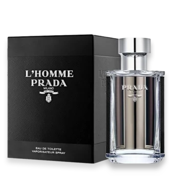 Prada L'Homme Eau de Toilette perfume bottle elegant fragrance for men