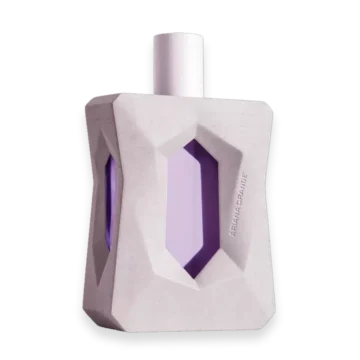 God Is A Woman by Ariana Grande perfume bottle lavender crystal design