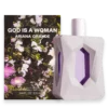 God Is A Woman by Ariana Grande perfume bottle lavender crystal design