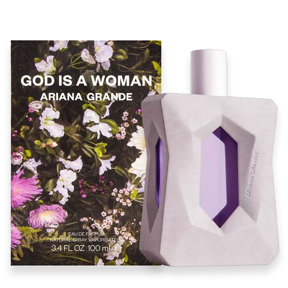 God Is A Woman by Ariana Grande Perfume Bottle » Scott Beauty Shop God Is A Woman by Ariana Grande perfume bottle lavender crystal design